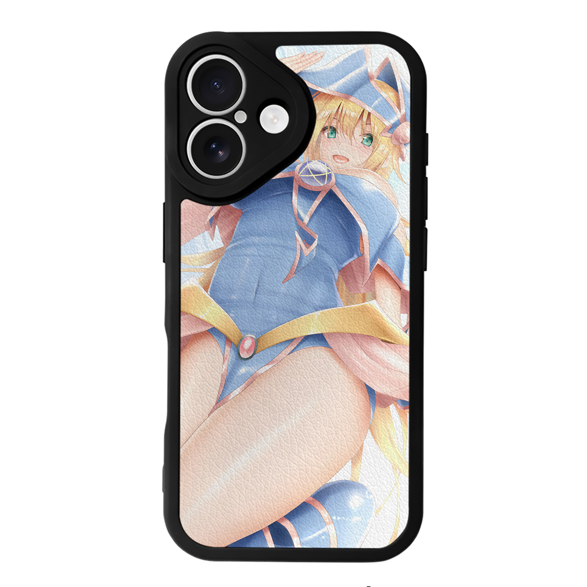 （画像用） 遊☆戯☆王 Yu-Gi-Oh! 【iPhone 16シリーズ対応】シリコンスマホケース（レザー調） 材質：シリコン